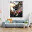 Art mural en verre trempé Coastal Wildflowers-1549835161