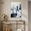 «Gray Matter Canvas», art abstrait bleu par Art Remedy-107455706-107455687
