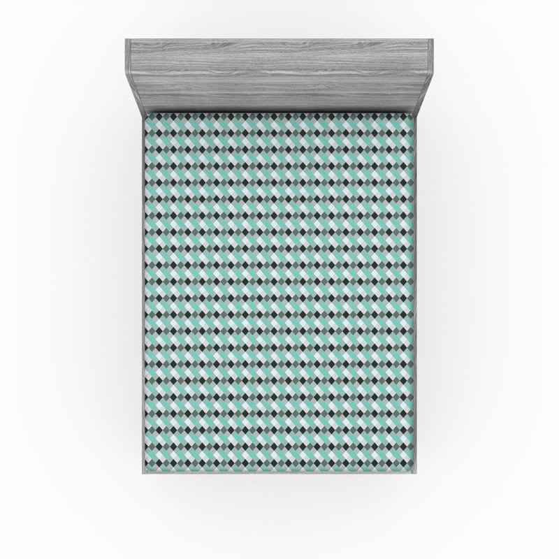 Multicolore Ambesonne, Drap-housse très grand californien