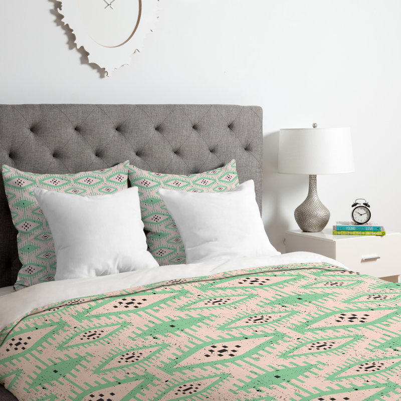 Ensemble de housse de couette Holli Zollinger, Housse de couette pour grand lit et 2 taies décor