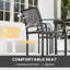 Square 5 - Piece 4 - People 87Cm L Outdoor Table Set