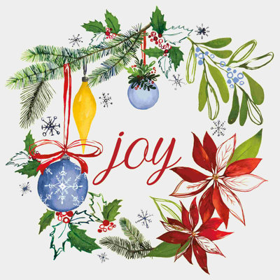 «Christmas VI» par Harriet Sussman - peinture sur toile tendue