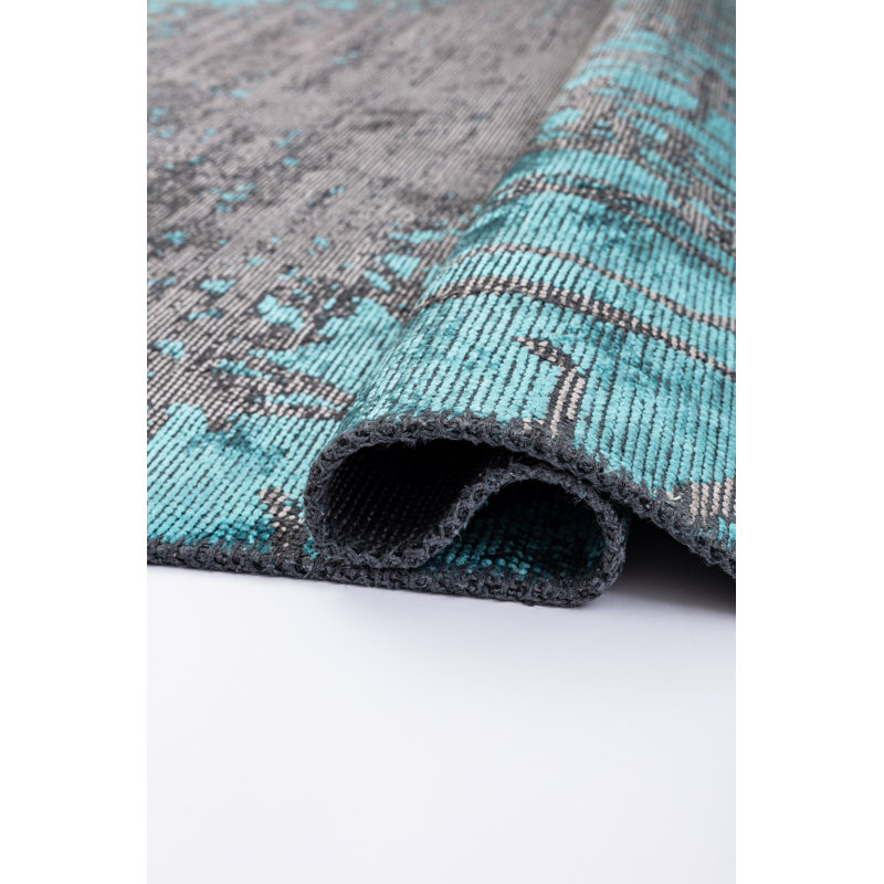 Rapture Brown/Gray Abstract Luxury Area Rug, Rectangle 7'10" x 9'10"