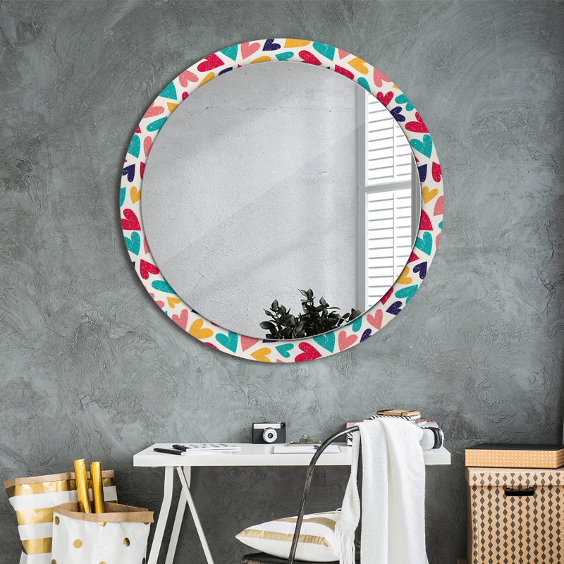Huldar Glass Flat Wall Mirror