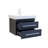 Leota 24.25'' Single Bathroom Vanity with Ceramic Top-1454514590