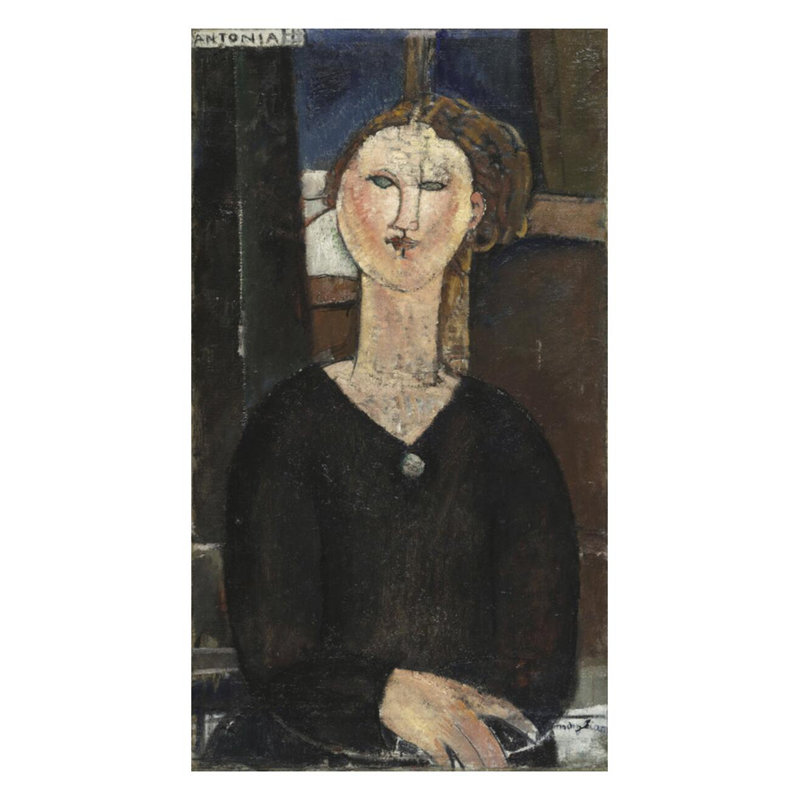 «Antonia» par Amedeo Modigliani - estampe numérique, H 28 po x l 22 po
