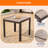 Sofa & Ottomans PE  Rattan Patio Sofa 9 Pieces Set With Side Table and Sturdy Frame-466825945