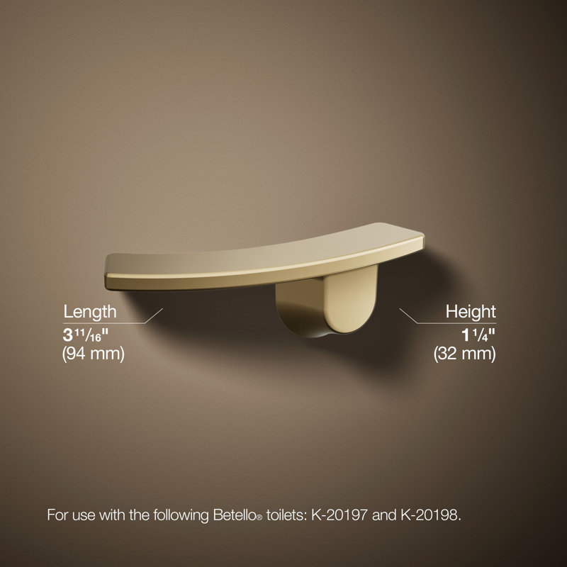 Betello Left-Hand Trip Lever, French Gold