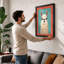 Serene Llama Modern - Framed Print-2083203473-2083203478