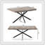 Table de salle à manger rectangulaire extensible de 55,11 po à 70,86 po-1373933509