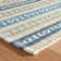 Long Slade Indigo Handwoven Cotton Rug