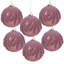 D3,9 po, boules de Noël décoratives, boules suspendues en verre pour décorations de fêtes, lot de 6