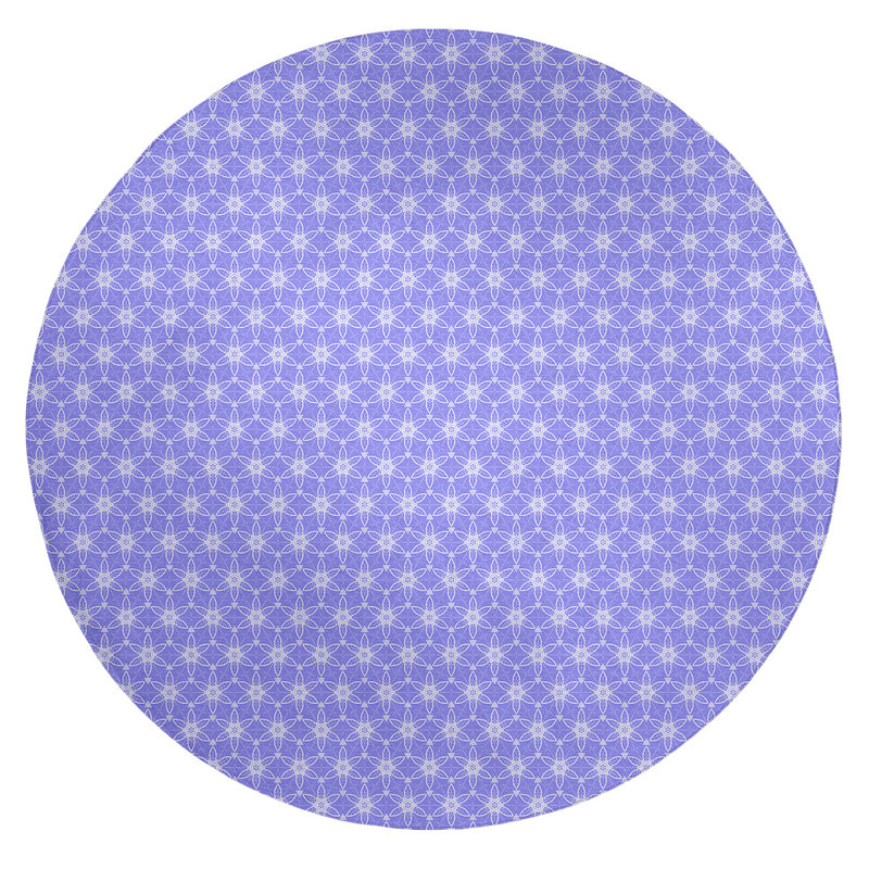 Chenille Indoor Rug, Round 5'