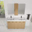 Ensemble de meuble-lavabo double 60 po avec armoire de rangement Arden