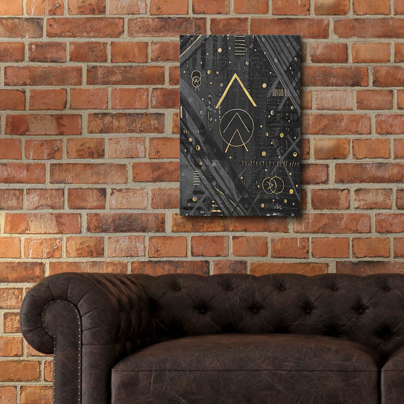  Art mural en verre «Direction» par Lori Arbel, 16 po x 24 po, H 24 po x l 16 po