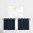 NICETOWN Blackout Small Window Valances, Rustic Farmhouse Curtains Grommet Top Thermal Insulated Window Drapes for Kitchen/Bathroom/Basement, 2 Panels.-5611622-5612442