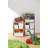 Like-it Plastic Container Storage Box Set with Lids White for Closet Pantry Set of 8