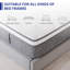 Matelas hybride gris moyen 12 po - EdgeSupport & Motion Isolation-2118531228-2139936733