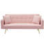 Canapé-lit 71,7 po en molleton beige-1474604485
