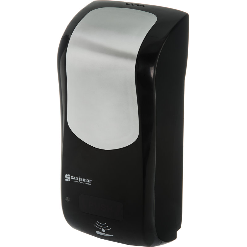 Soap Dispenser, Black/Stainless Steel