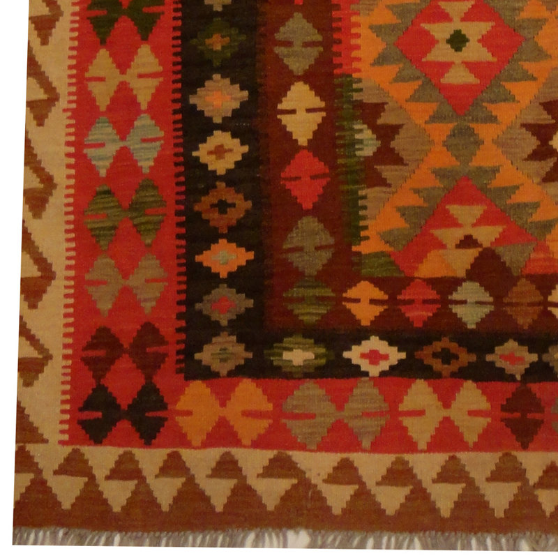 Tapis rouille tissé à la main Azpeitia