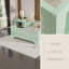 Lit double Montessori vert menthe avec porte de sécurité et clôture, conception à profil bas, aucun sommier nécessaire-1654971744-1656619683