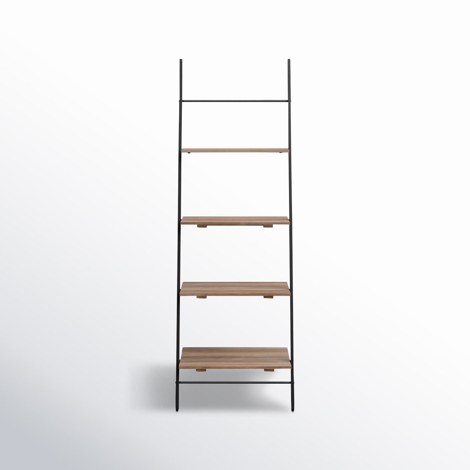 Innes Narrow Ladder Bookcase, Natural, (4 Shelves) 74" H x 24" W x 18" D