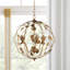 Lustre globe unique à 3 lumières Gabby