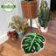 Mignon tapis de salle de bain Monstera