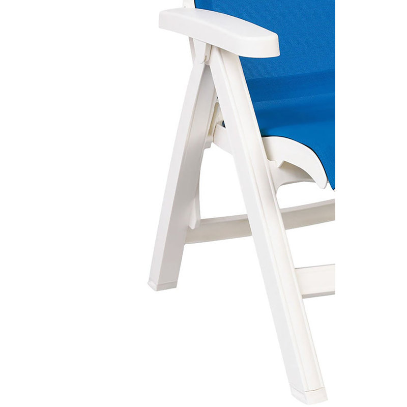 Grosfillex Jamaica Beach Folding Chair, Royal Blue