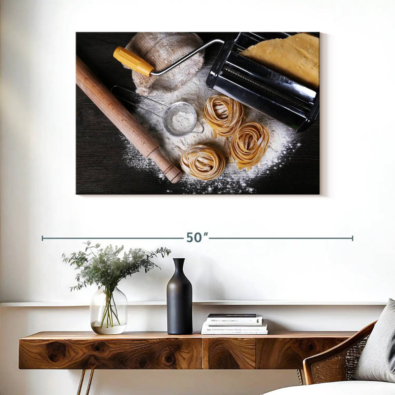 Yarlin Handmade Pasta, 26" H x 39" W