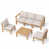 Beige Cushion/Teak Frame is out of stock