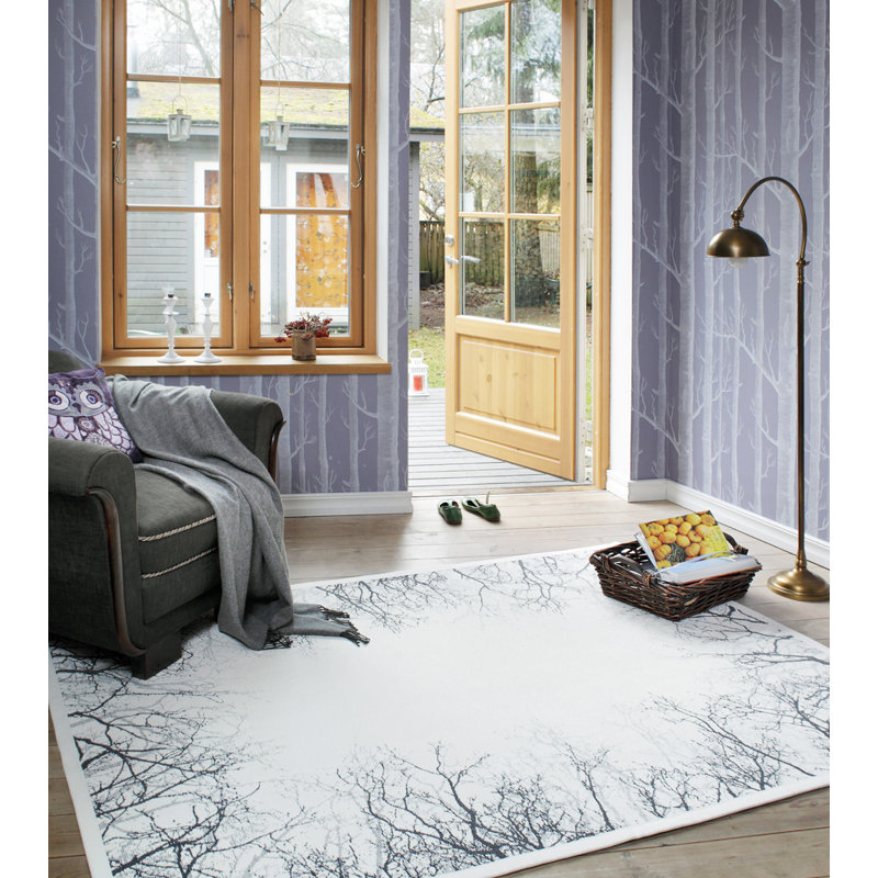 Wiegand Floral Hand Woven Area Rug, Rectangle 200 x 300cm