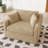 43.9" W Modern Accent Chair, Upholstered Single Sofa Chair With Pillows And Ottoman Bench-1974933728