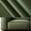 Canapé modulaire vert en cuir véritable-122909001