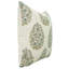 Coussin décoratif en lin viscoélastique vert clair fabriqué à la main Fabividine Kumud, 26 x 26 po-106270136-106270140-106270147