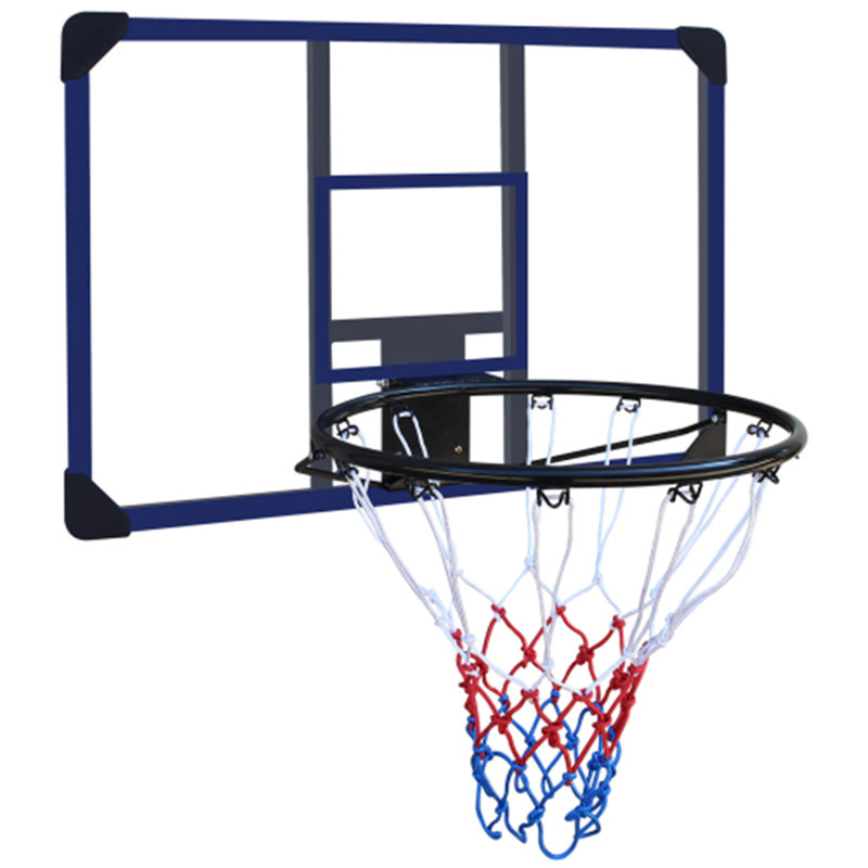 Wall-mounted basketball hoop
