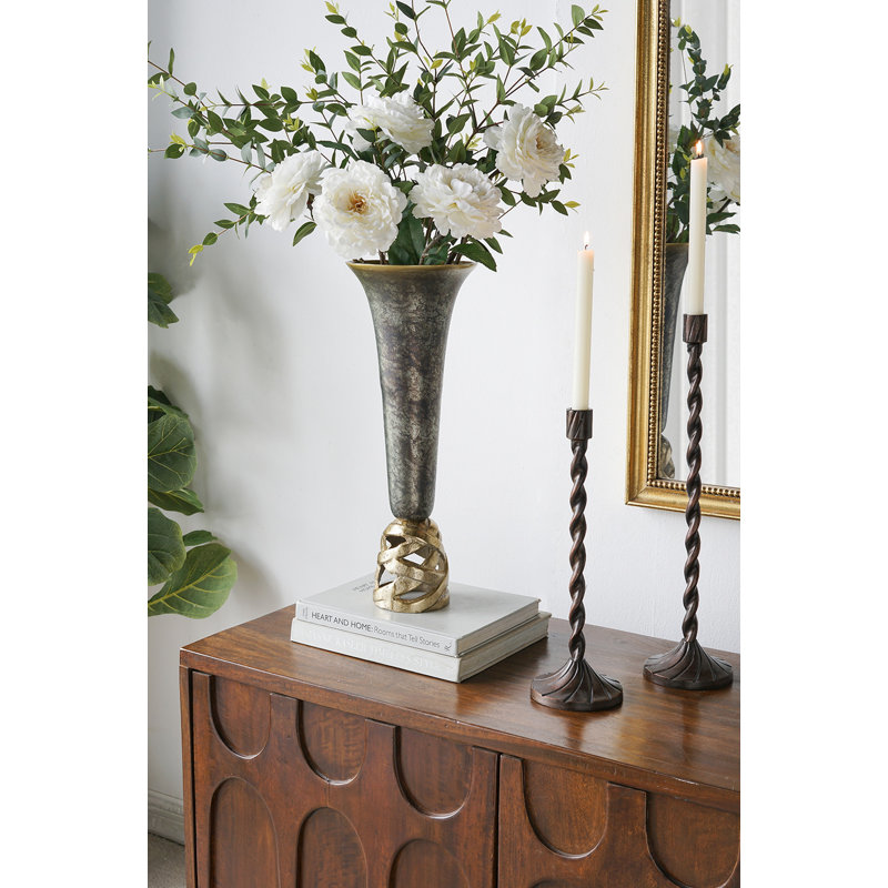 Vase décoratif D7.5X19.5 ", H 19,5 po x l 7,5 po x P 7,5 po