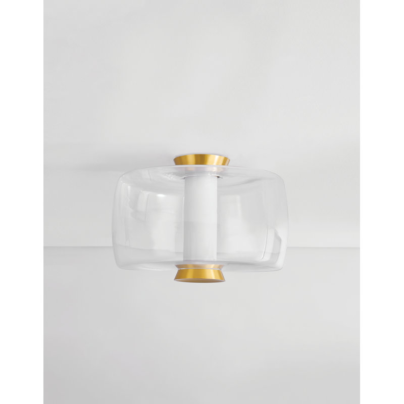 Beau 1 Light Pendant, 10" H x 15" W x 15" D
