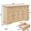 Grande armoire murale et buffet de style design, portes à tiroirs, multifonctionnel pour refroidisseur de vin, console de télévision avec café, facile à assembler, profondeur de 56,16 po, largeur de 16,15 po et hauteur de 32,4 po