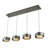 Axis Linear Island Pendant - Graphite