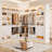 Corner Wardrobe Organizer With Upper & Lower Hanging Areas And Shoe Shelf-53382576