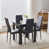 Black Leather Line Chairs#4 is out of stock