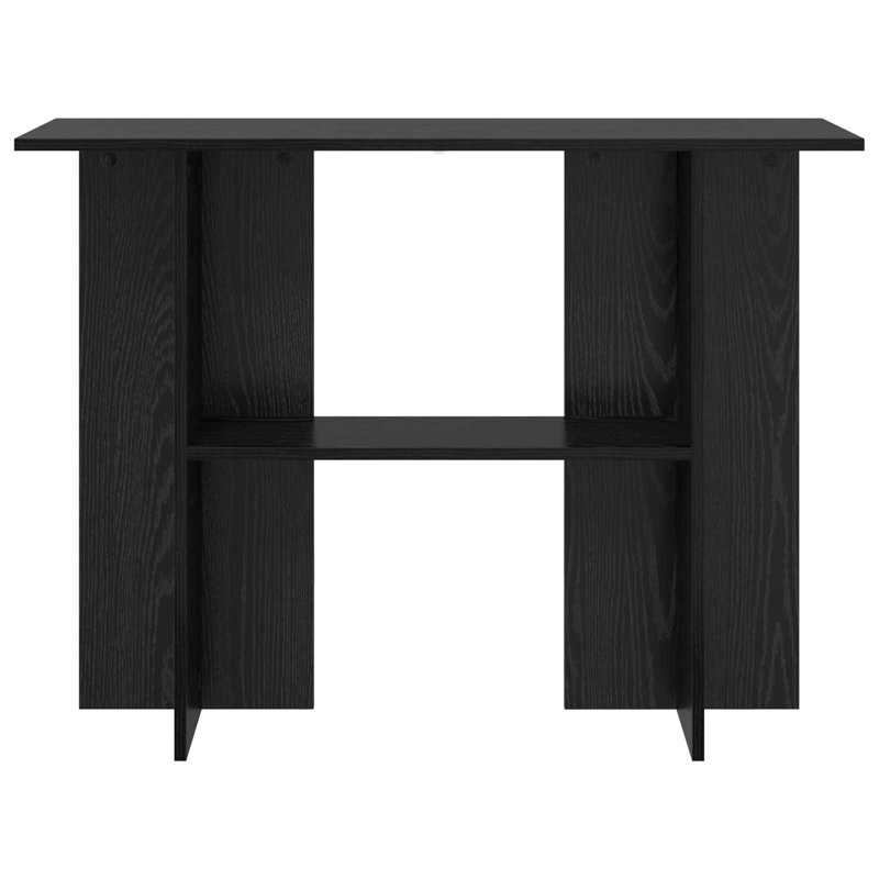100cm Console Table, Black Oak