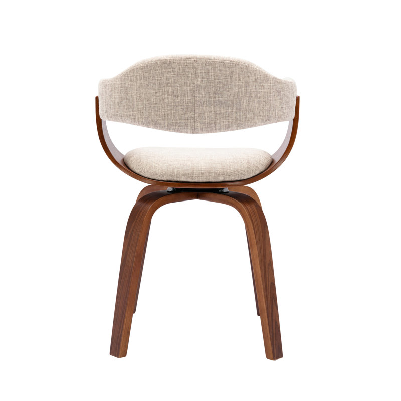 Fischer Upholstered Dining Chair, Cream