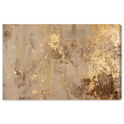 Gilded Dust Canvas by Art Remedy