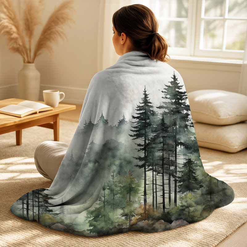 Jeté Pine Tree Misty Morning I