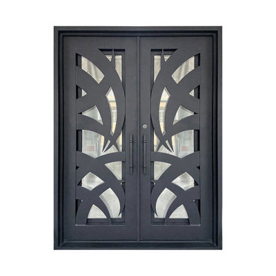 Blades of Grass Nature-Inspired Iron Door