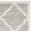 Tapis géométrique gris clair / beige Ammundsen-927848187