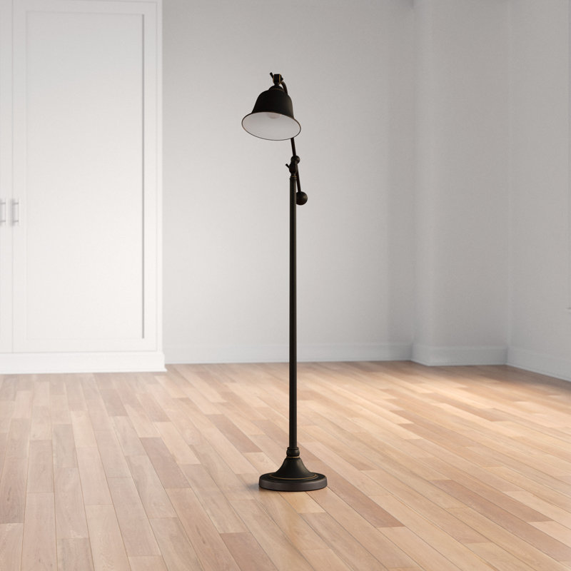 Totham 54.25'' Bronzed Task Floor Lamp